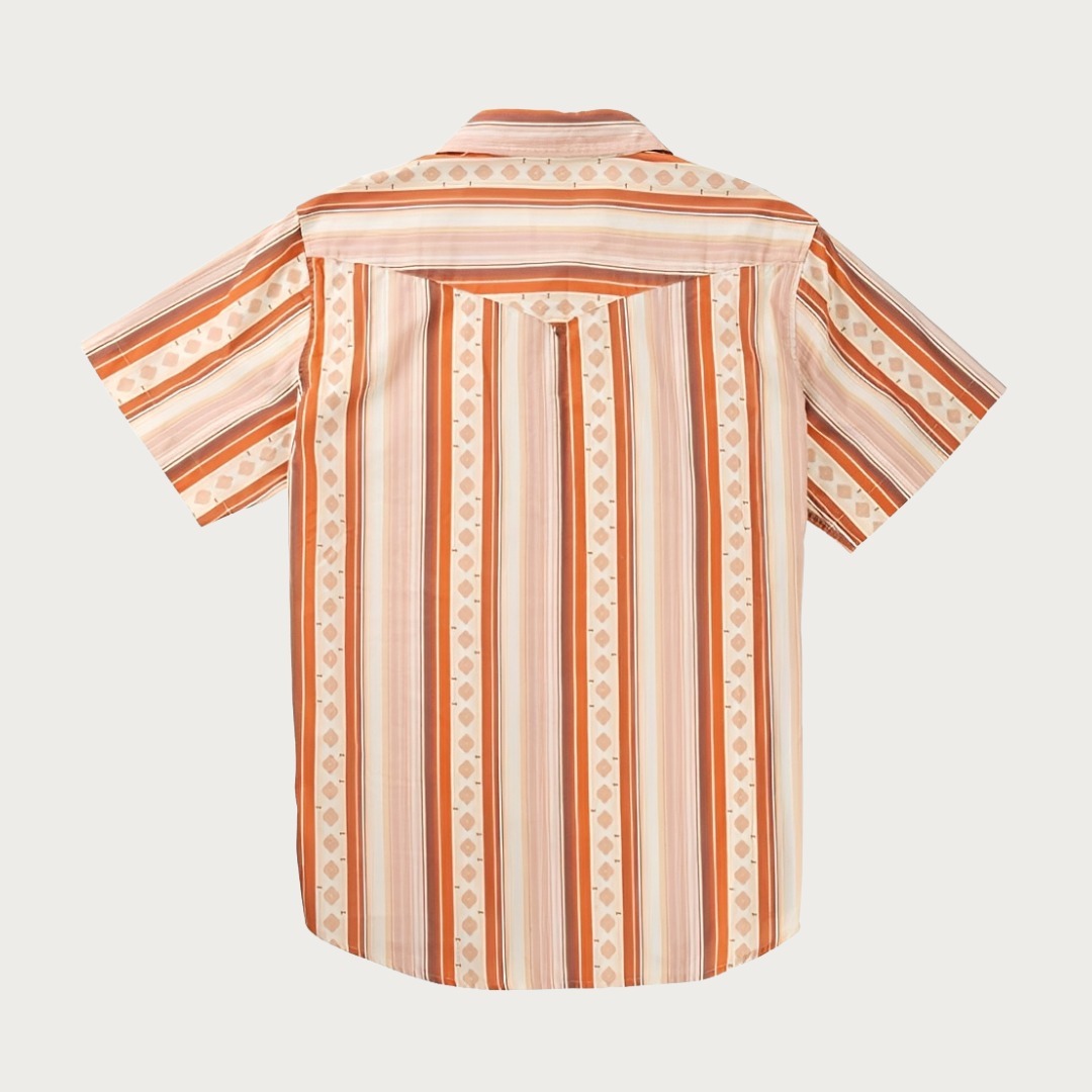 The Wyatt Pearl Snap | Heritage Serape & Chevron Short Sleeve Western Shirt