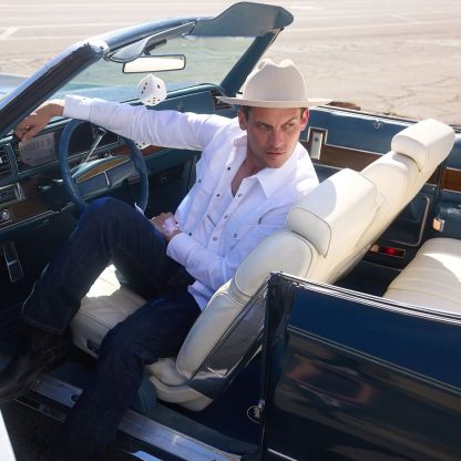 White Oxford Western Shirt-MesaThread