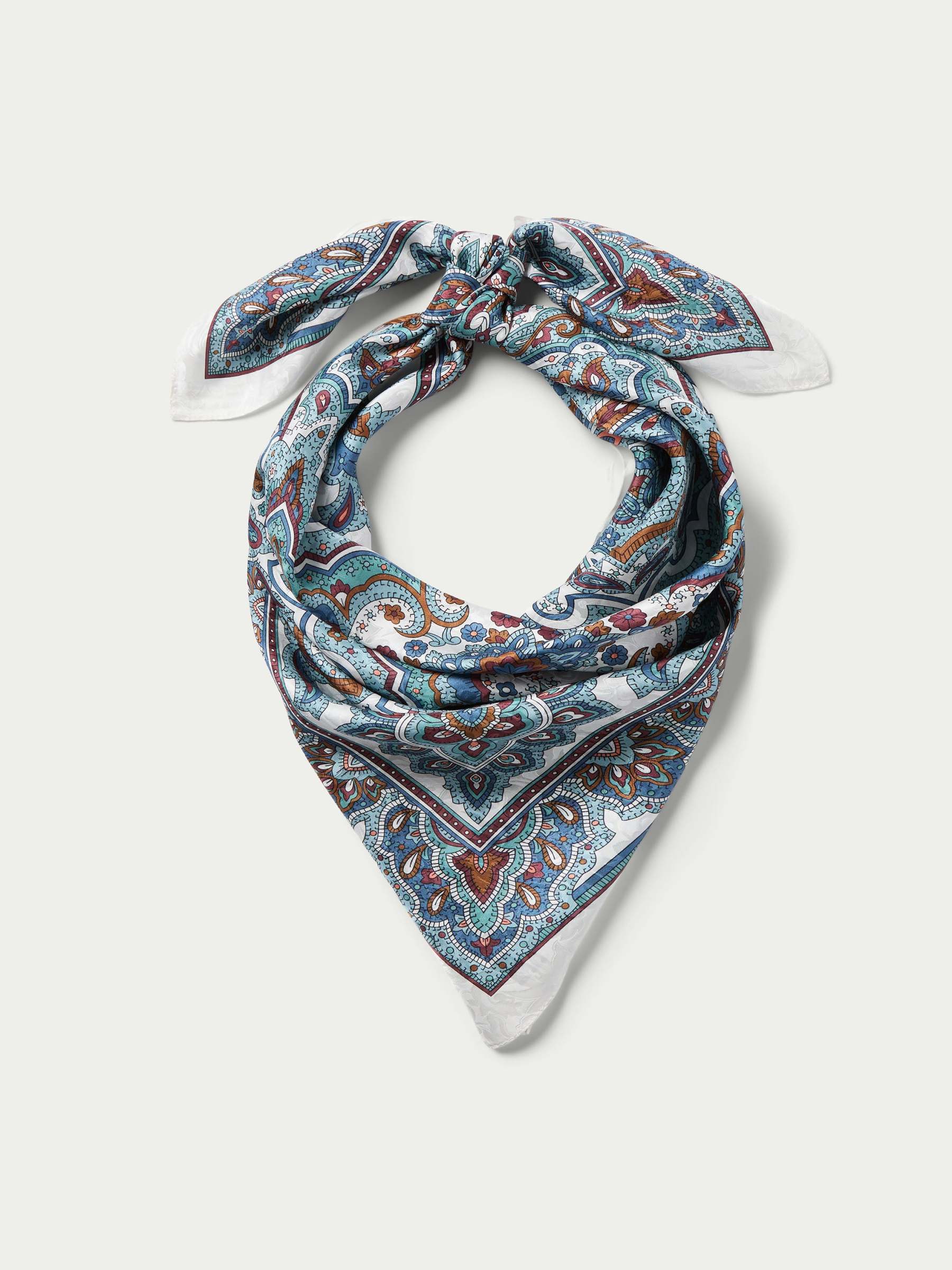 Paisley Wild Rags with Border