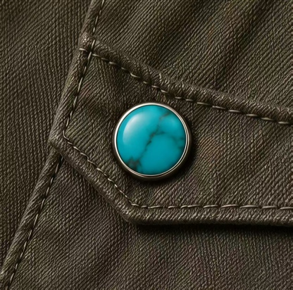 The Iron Turquoise | Heritage Twill Western Shirt
