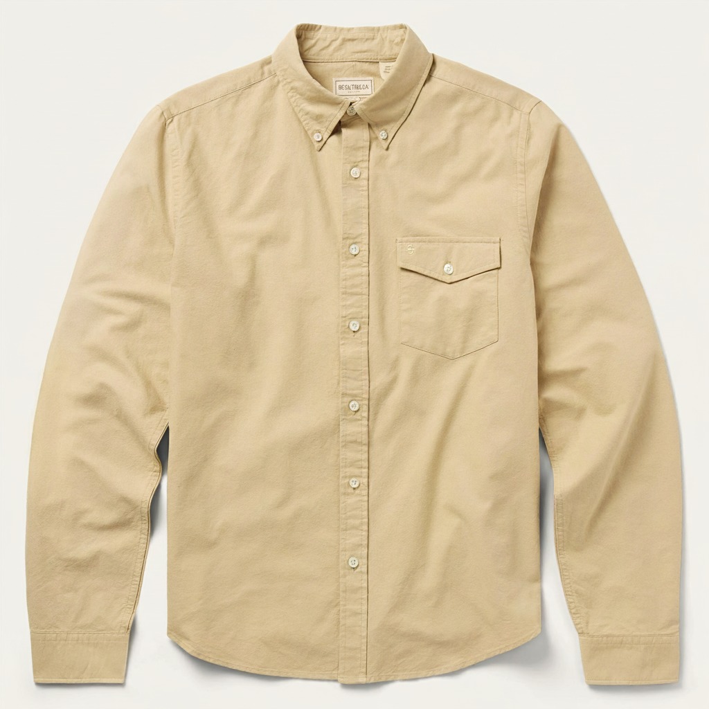 Peached Oxford Button-Down Shirt-MesaThread