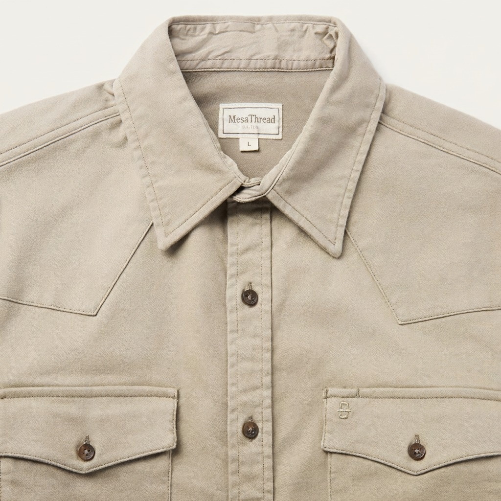 Brushed Twill Lined Shirt Jacket-MesaThread