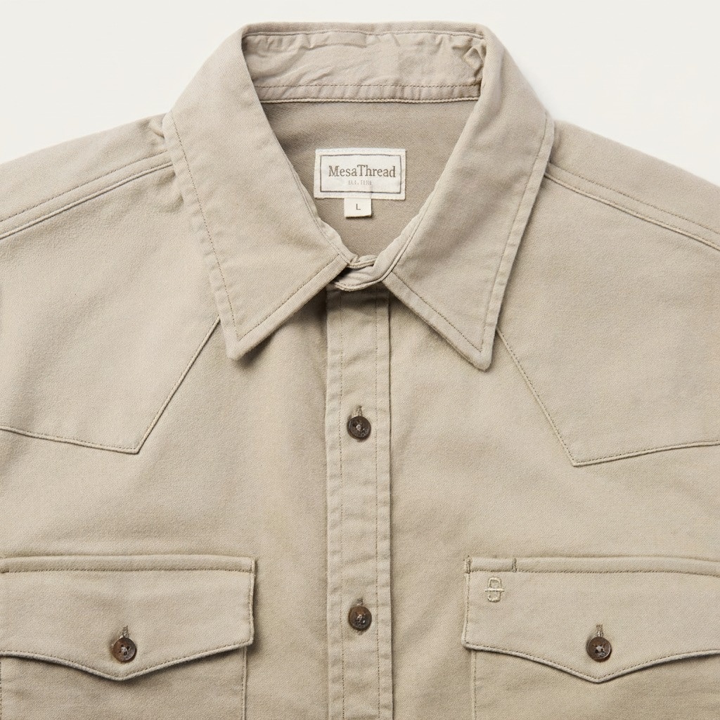 Brushed Twill Lined Shirt Jacket-MesaThread