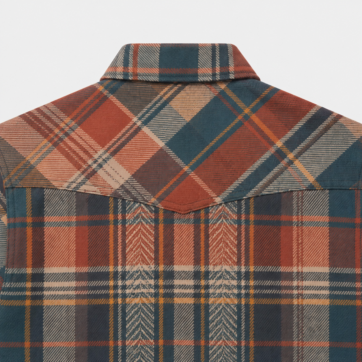 The High Desert | Chevron Plaid Western Short Sleeve Shirt