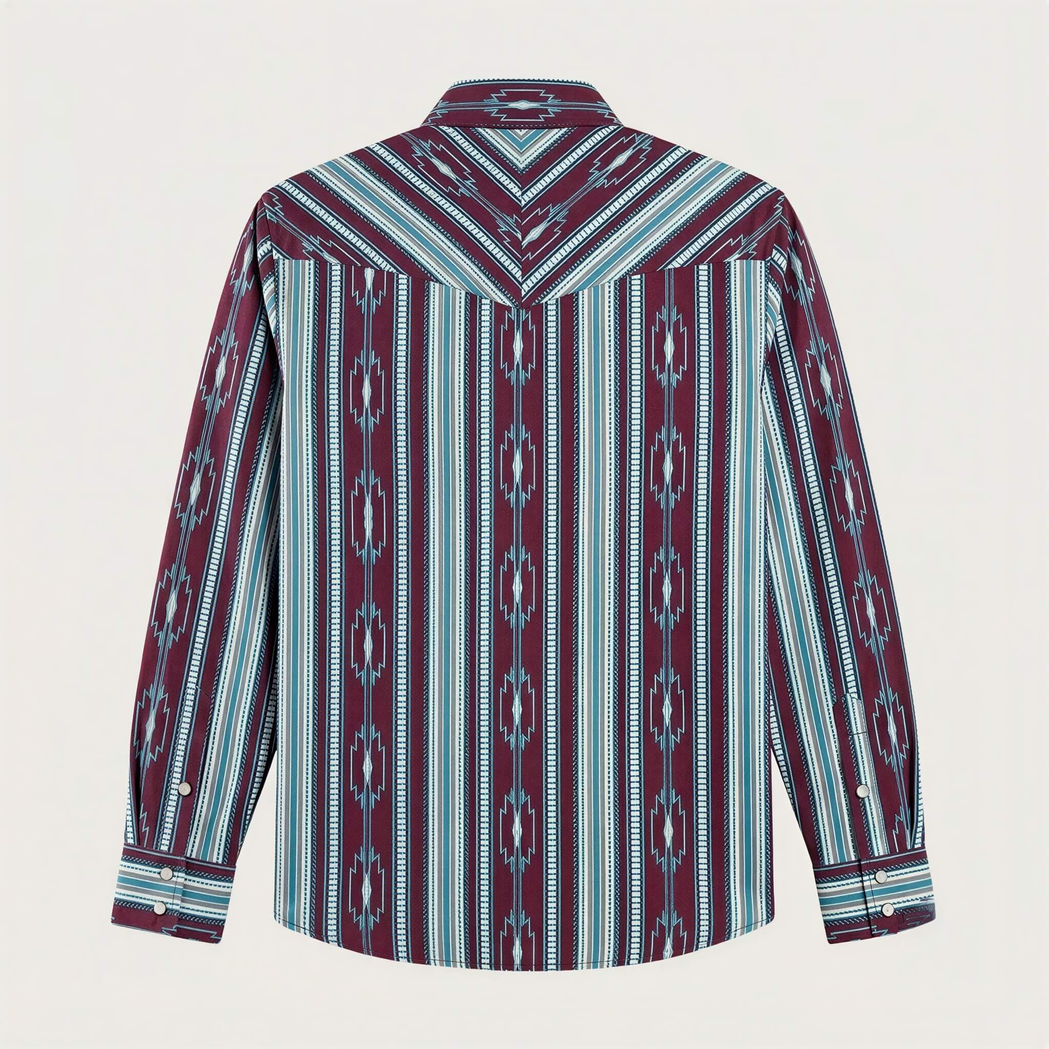 The Wyatt Pearl Snap | Heritage Serape Stripe Western Shirt - 1