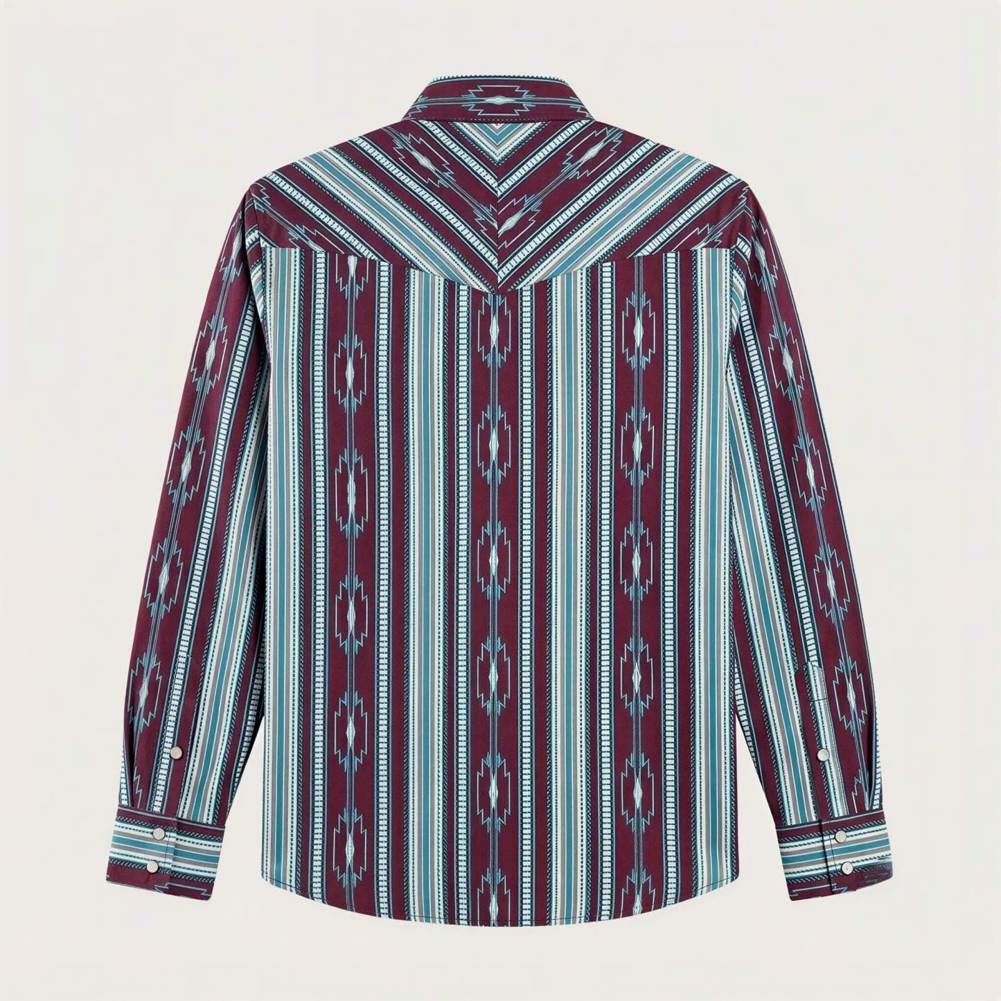 The Wyatt Pearl Snap | Heritage Serape Stripe Western Shirt - 1