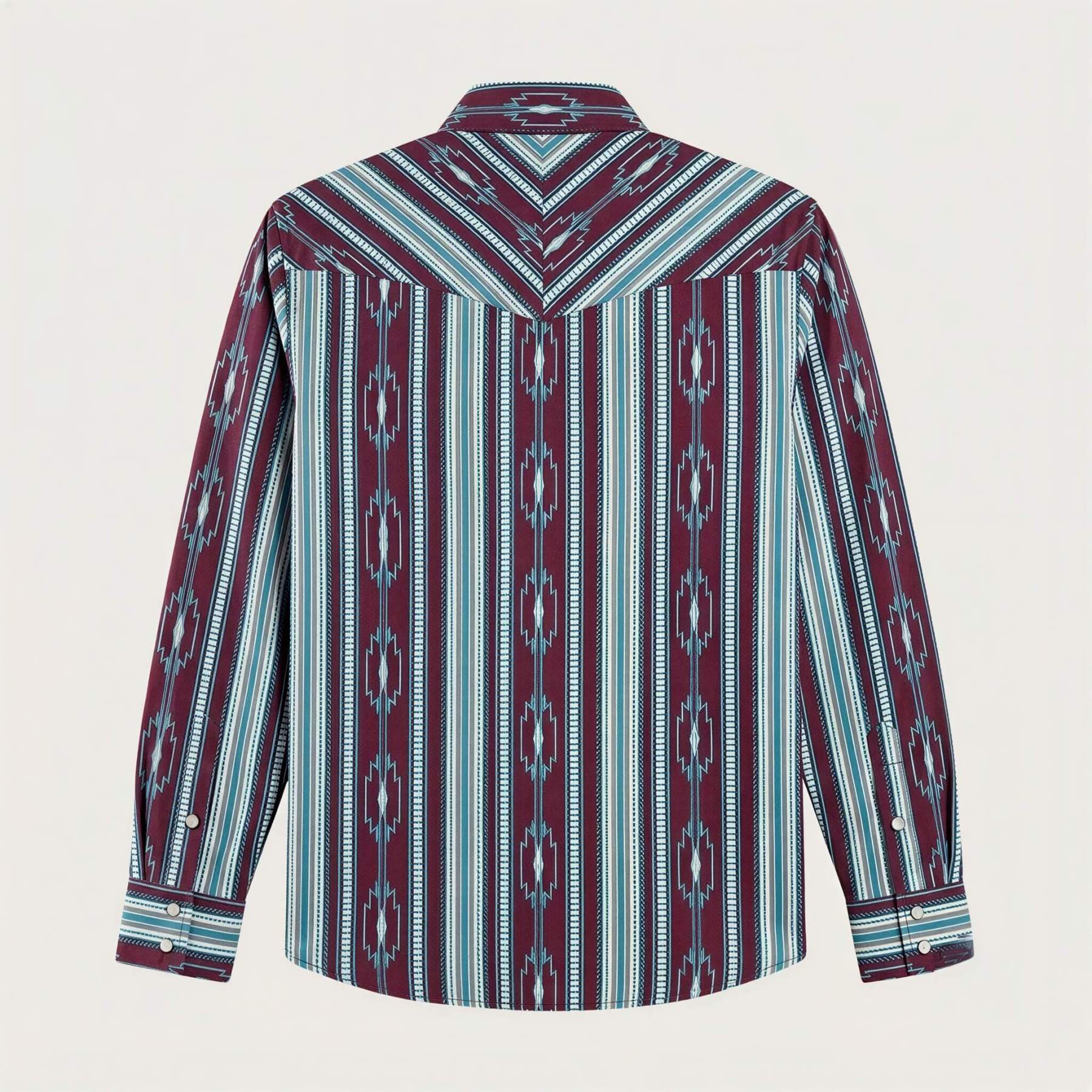 The Wyatt Pearl Snap | Heritage Serape Stripe Western Shirt - 1