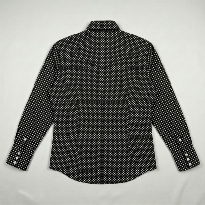 The Midnight Galaxy | Black Starburst Western Shirt