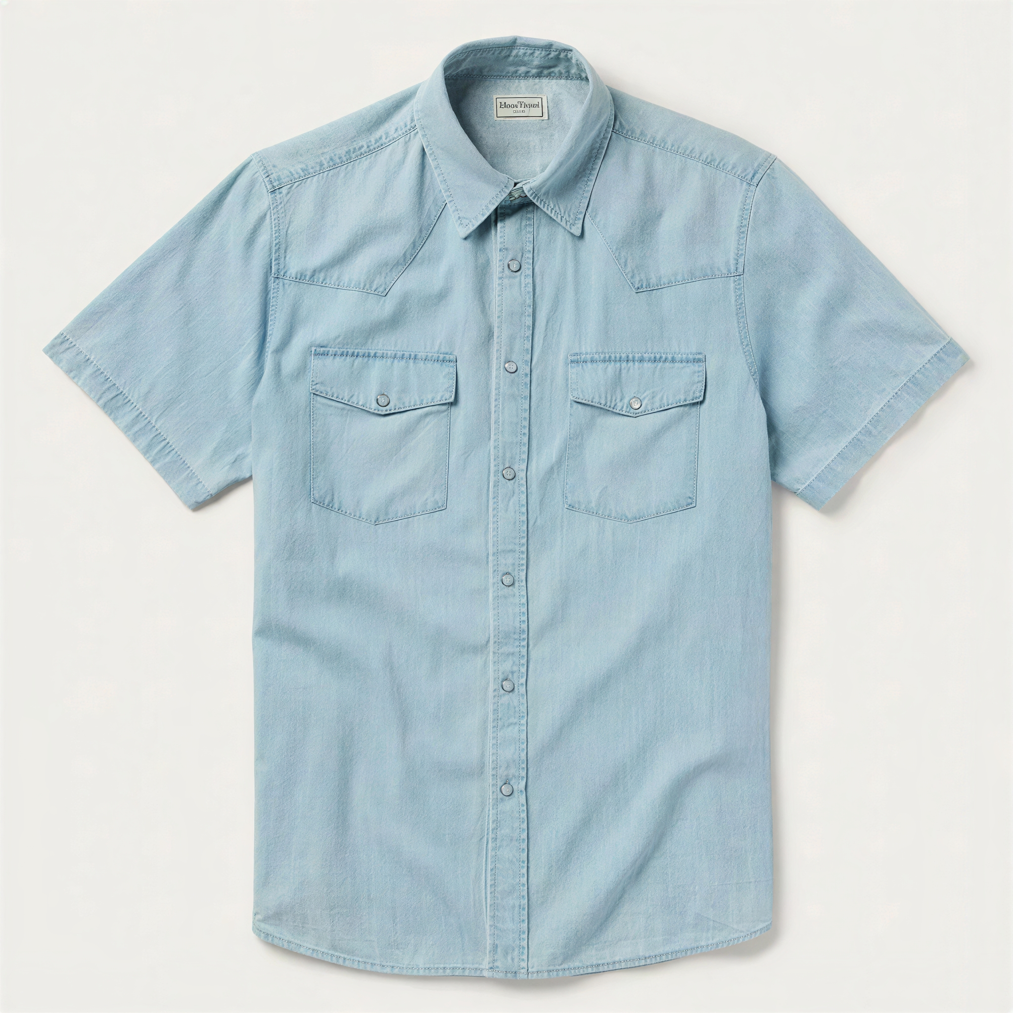 The Azure Drifter | Light-Wash Essential Denim Western