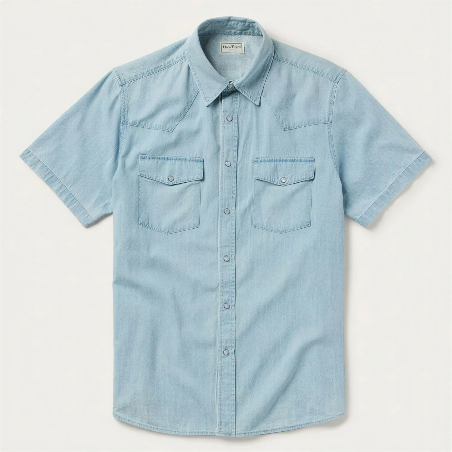 The Azure Drifter | Light-Wash Essential Denim Western