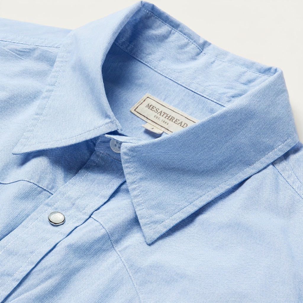 Fine Line Stripe Western Shirt