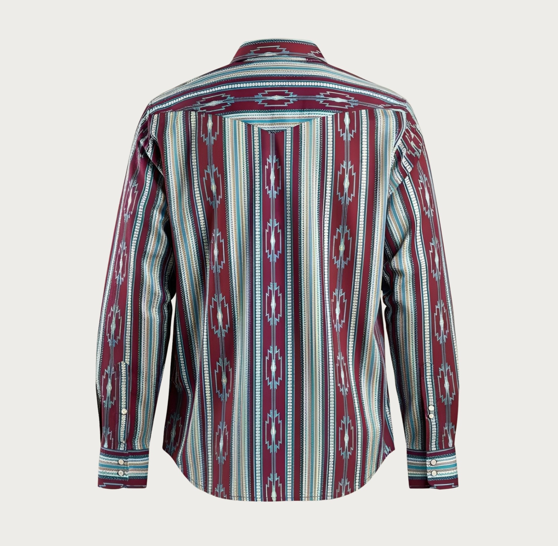 The Wyatt Pearl Snap | Heritage Serape Stripe Western Shirt - 1