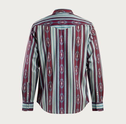 The Wyatt Pearl Snap | Heritage Serape Stripe Western Shirt - 1