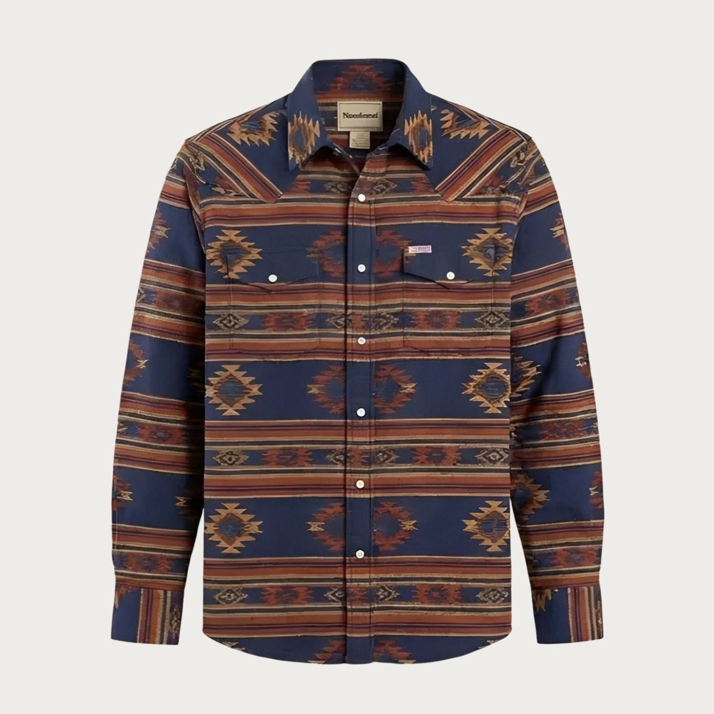 The Wyatt Pearl Snap | Heritage Serape Stripe Western Shirt - 2