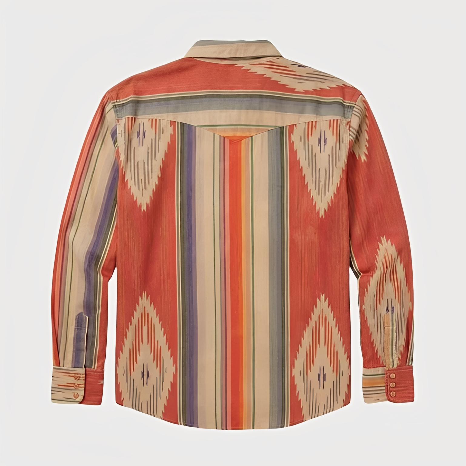 The Wyatt Pearl Snap | Heritage Serape & Chevron Western Shirt - 1