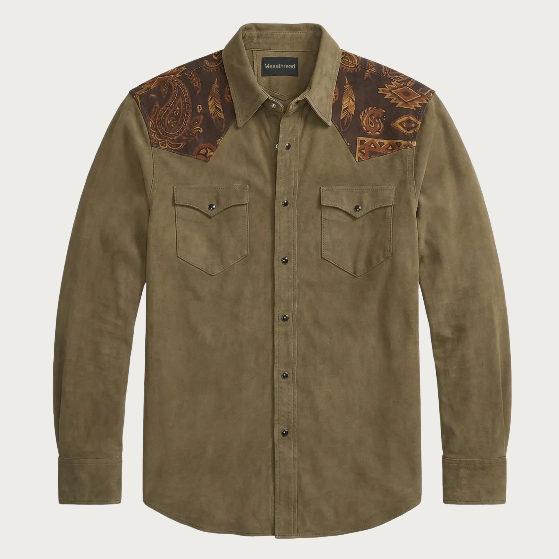 Heritage Serape & Chevron Western Shirt - 2 Prints