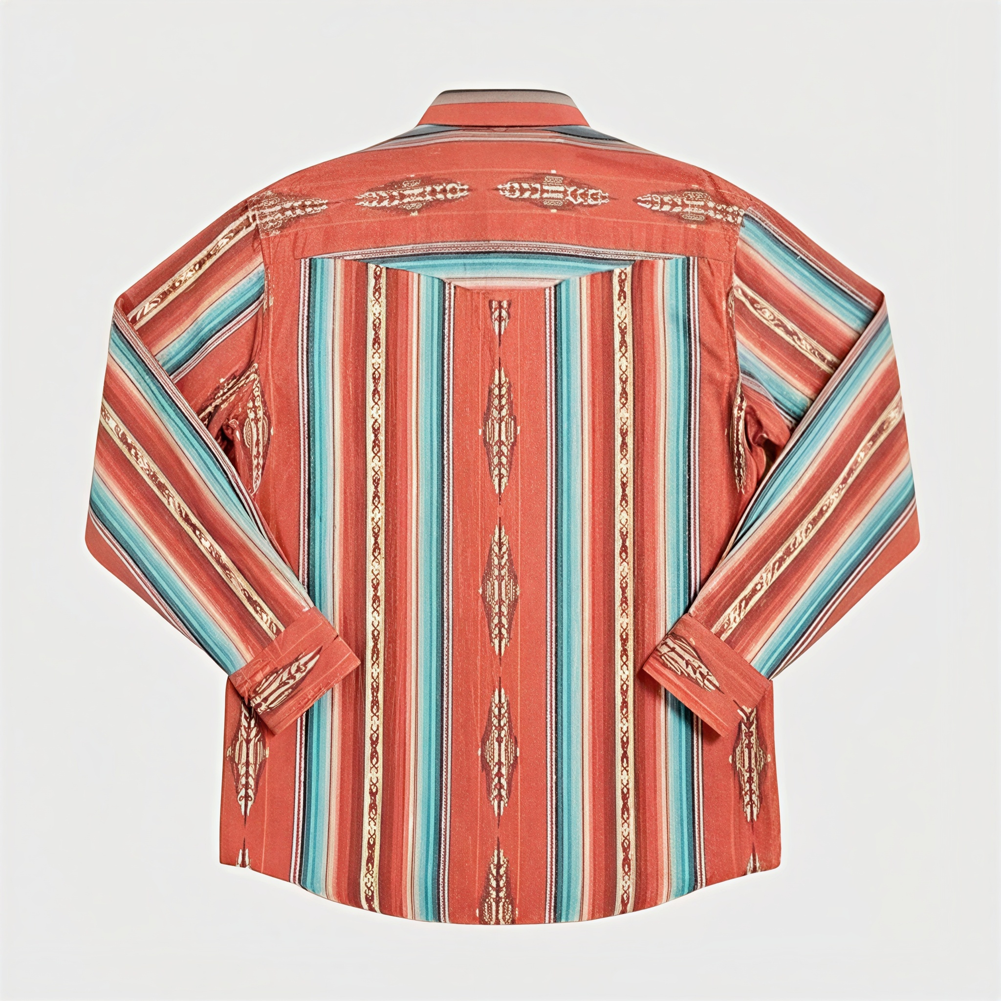 The Wyatt Pearl Snap | Heritage Serape & Chevron Western Shirt - 1