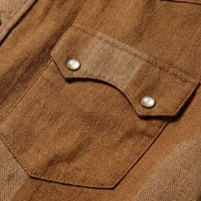 Micro Print Western Shirt