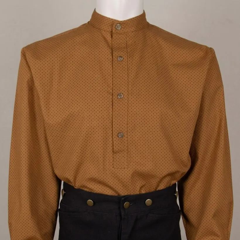 The Dustbowl Drifter | Frontier Band-Collar Pullover