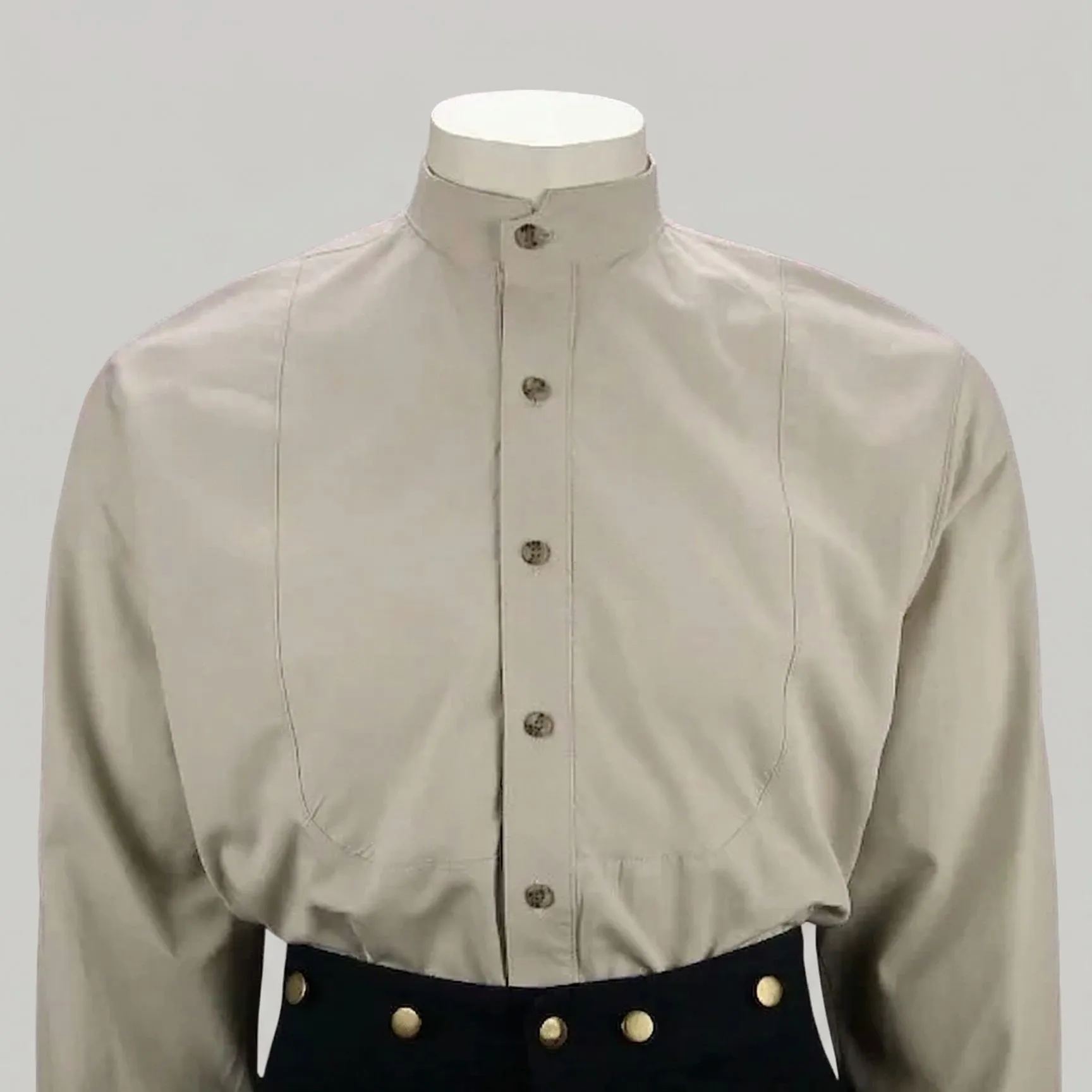 The Iron Rail Heirloom | Bib-Front Victorian Workshirt