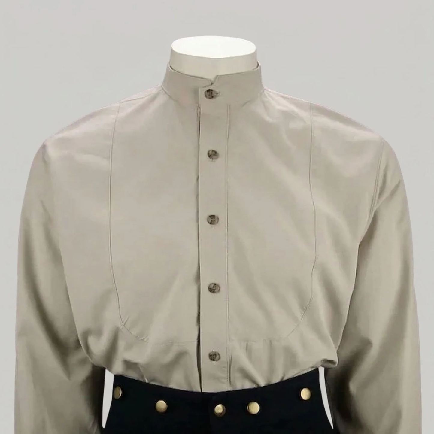The Iron Rail Heirloom | Bib-Front Victorian Workshirt