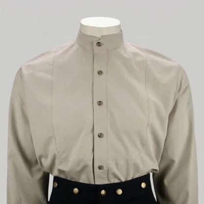The Iron Rail Heirloom | Bib-Front Victorian Workshirt