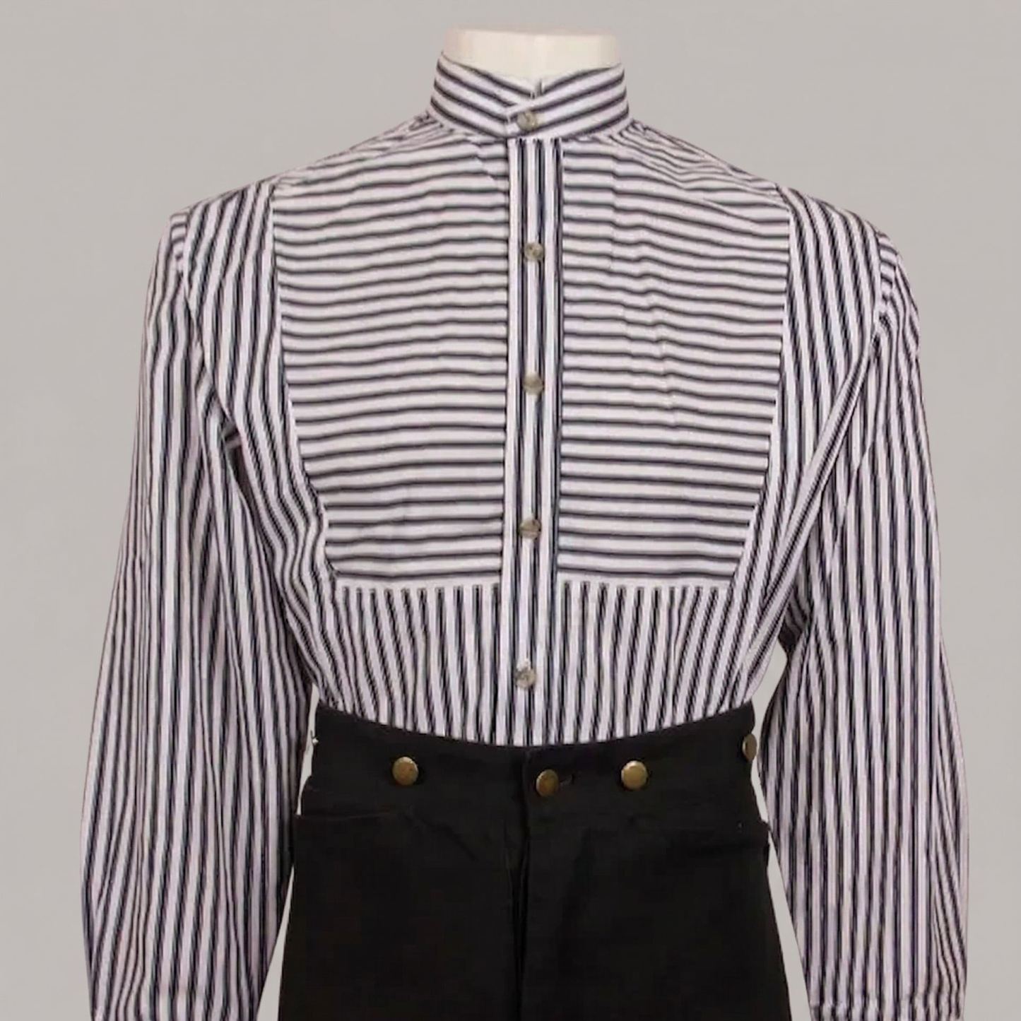 The Navigator’s Slate | Cross-Stripe Heritage Shirt