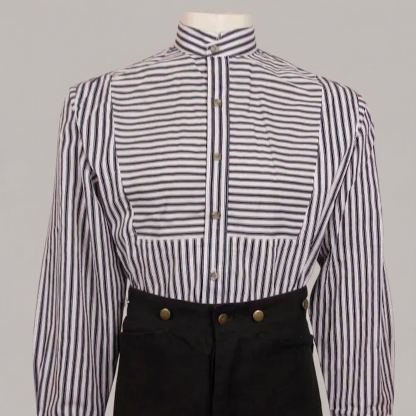 The Navigator’s Slate | Cross-Stripe Heritage Shirt