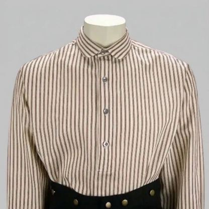 The Shiloh Sage | Victorian Ticking-Stripe Shirt