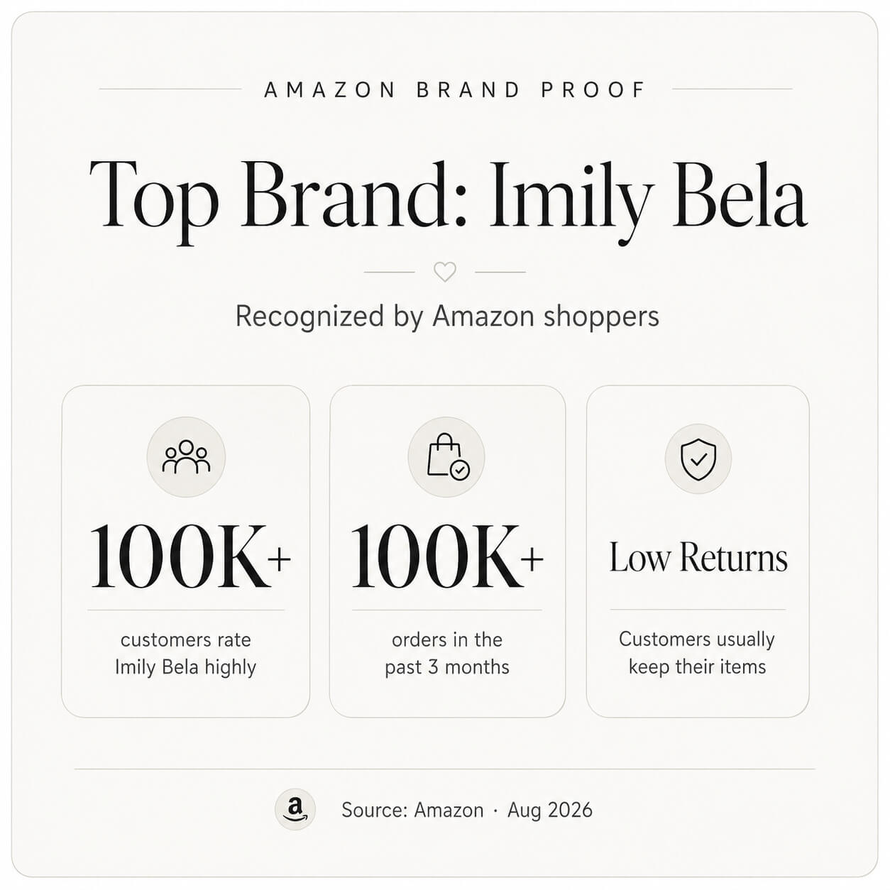Imily Bela on Amazon