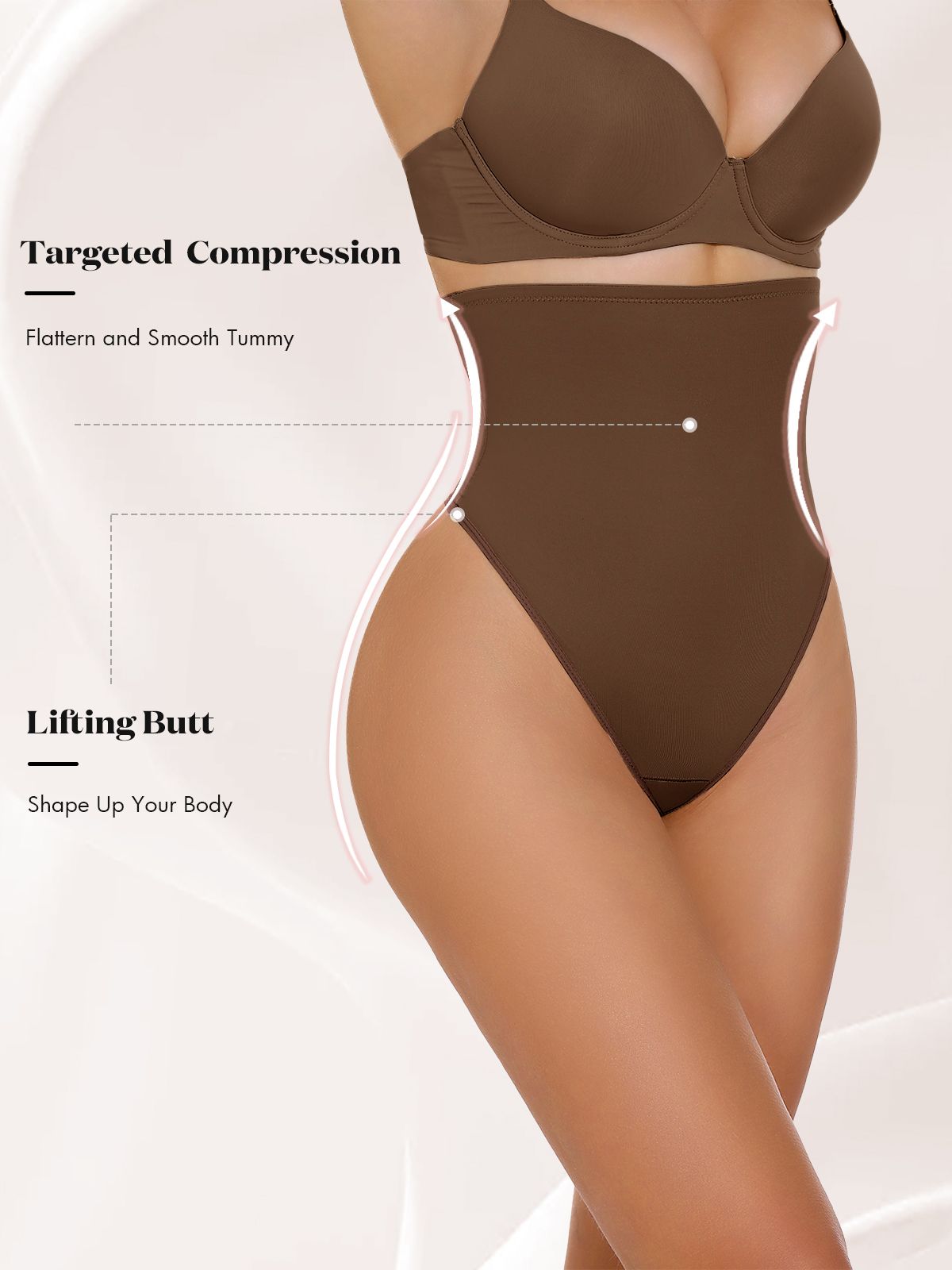 Imily Bela Adaptively Stretchy High Waist Comfort Tummy Control Butt Lifting Shapewear Shorts