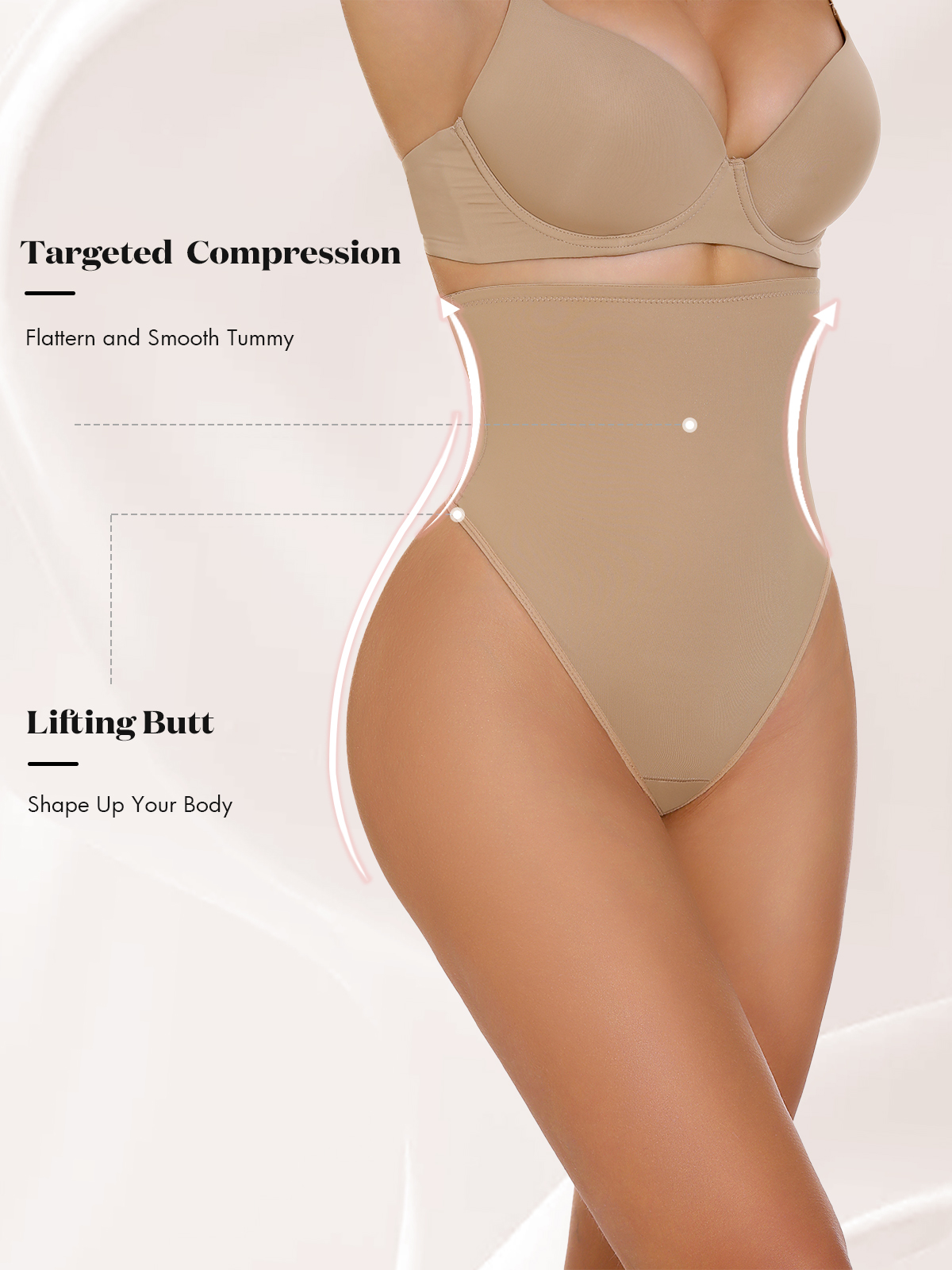Imily Bela Adaptively Stretchy High Waist Comfort Tummy Control Butt Lifting Shapewear Shorts