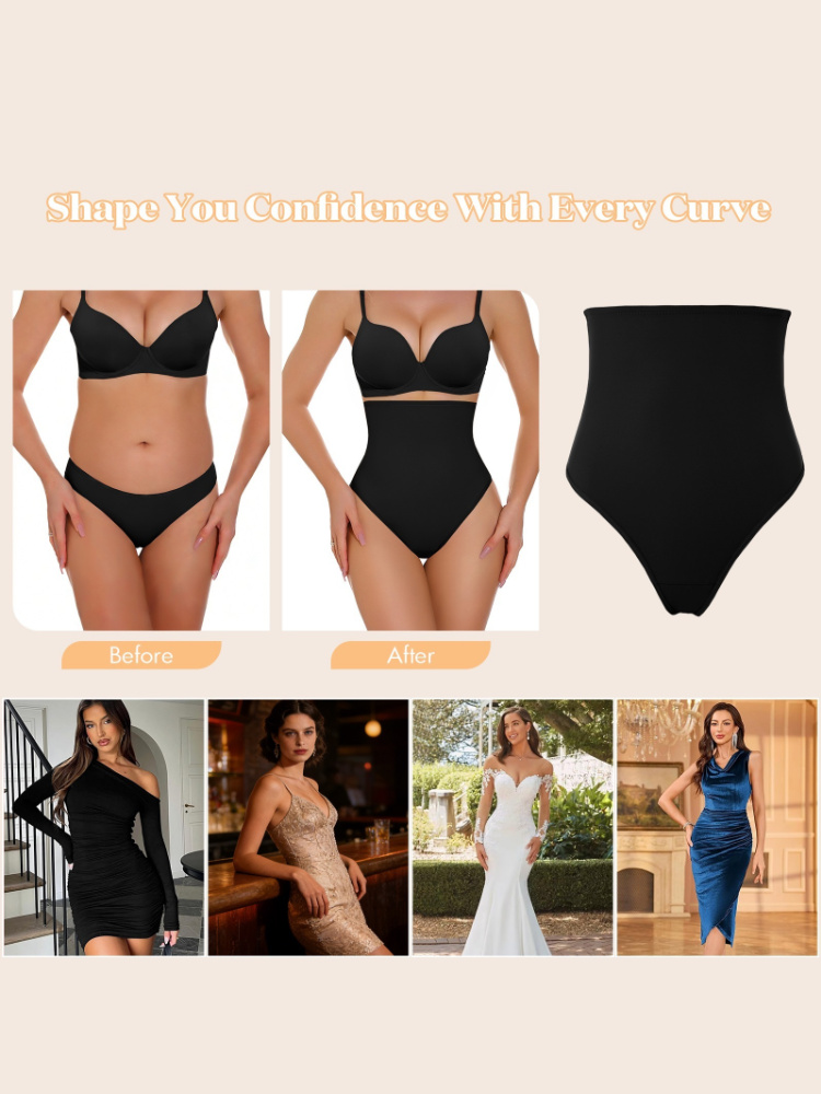 Imily Bela Adaptively Stretchy High Waist Comfort Tummy Control Butt Lifting Shapewear Shorts