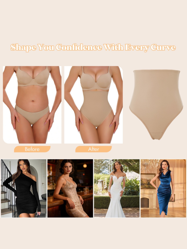 Imily Bela Adaptively Stretchy High Waist Comfort Tummy Control Butt Lifting Shapewear Shorts