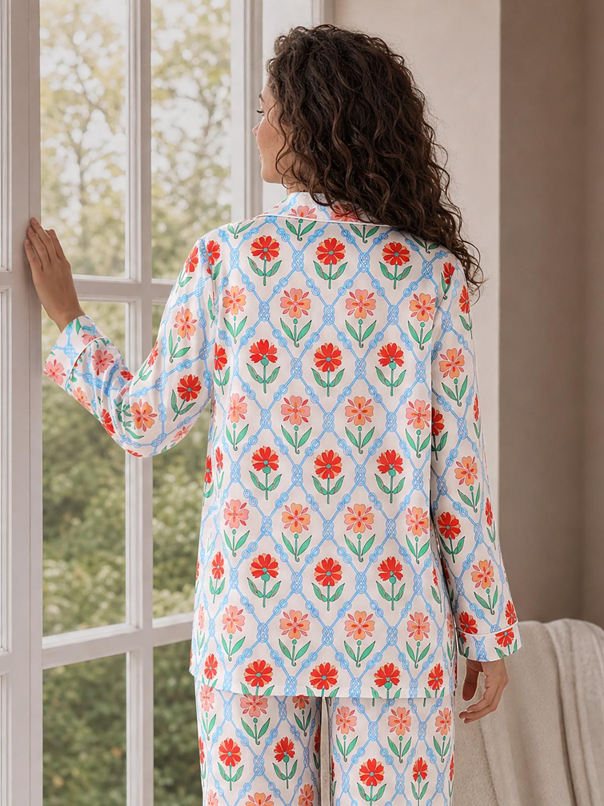 Imily Bela Piped Button-Down Pajama Set