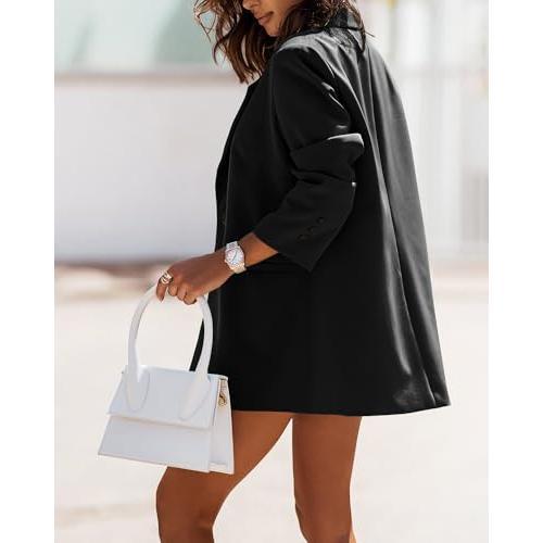 Imily Bela Women's Oversized Button-Front Blazer