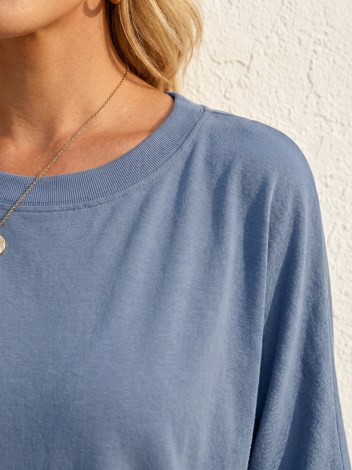 Asymmetric Hem Oversized Tee