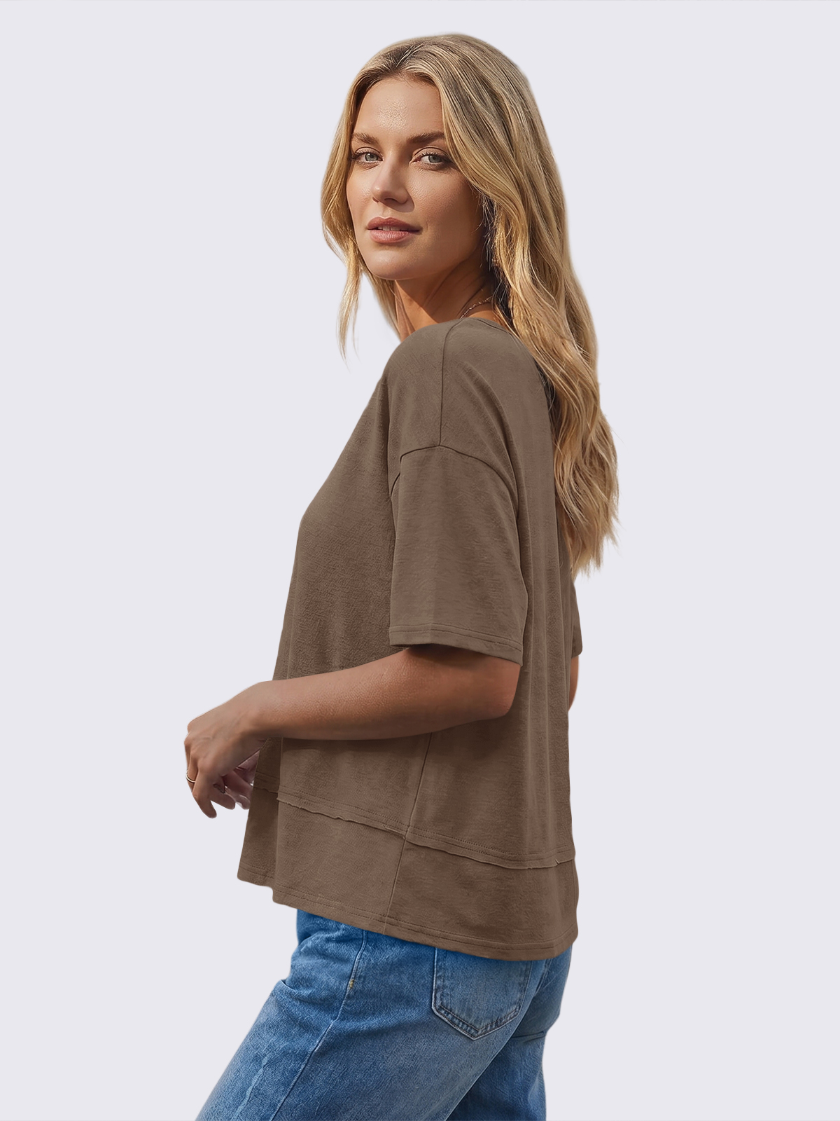 Flowy V-Neck Tee