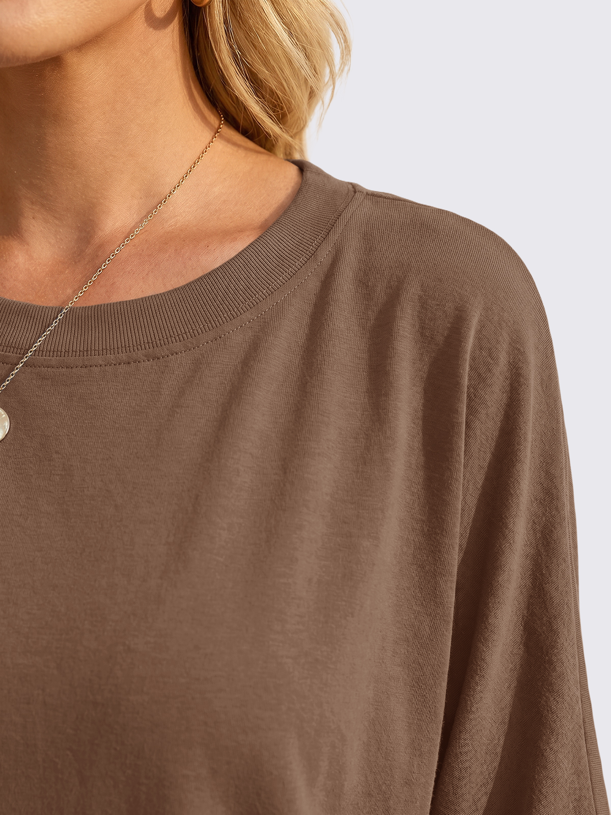 Asymmetric Hem Oversized Tee