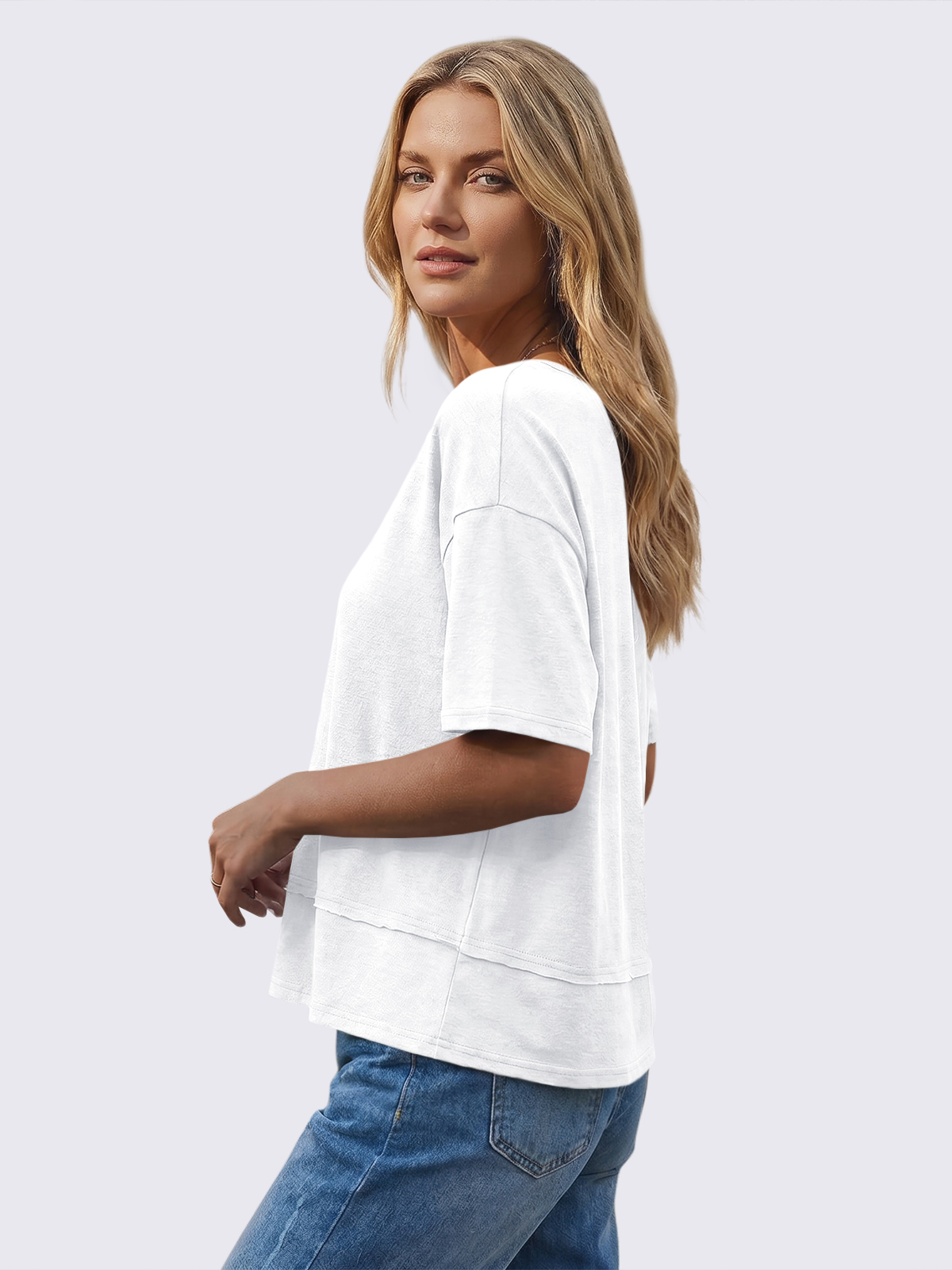 Flowy V-Neck Tee