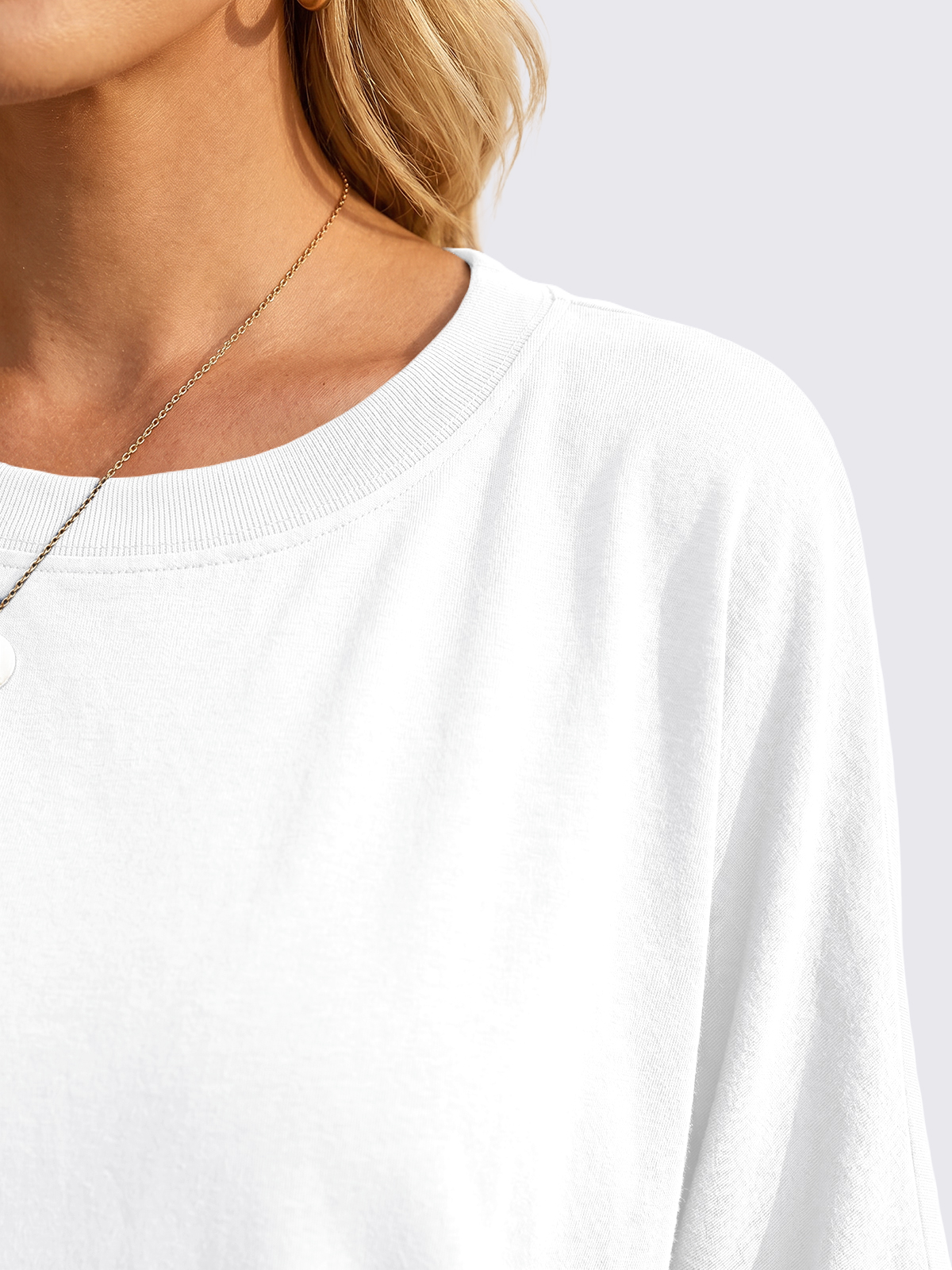 Asymmetric Hem Oversized Tee