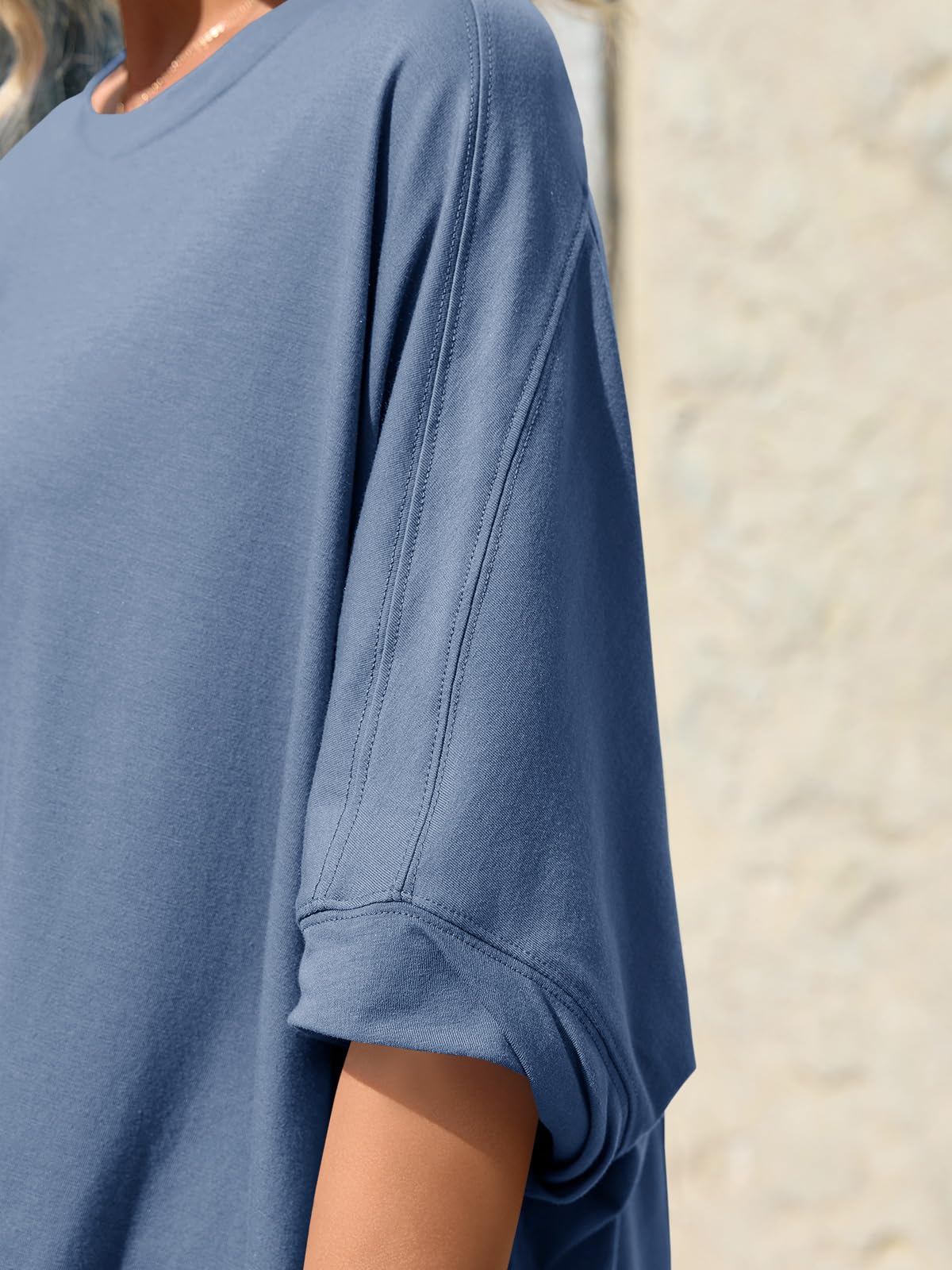 Asymmetric Hem Oversized Tee