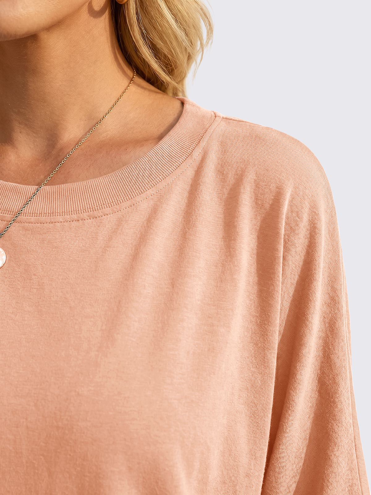 Asymmetric Hem Oversized Tee