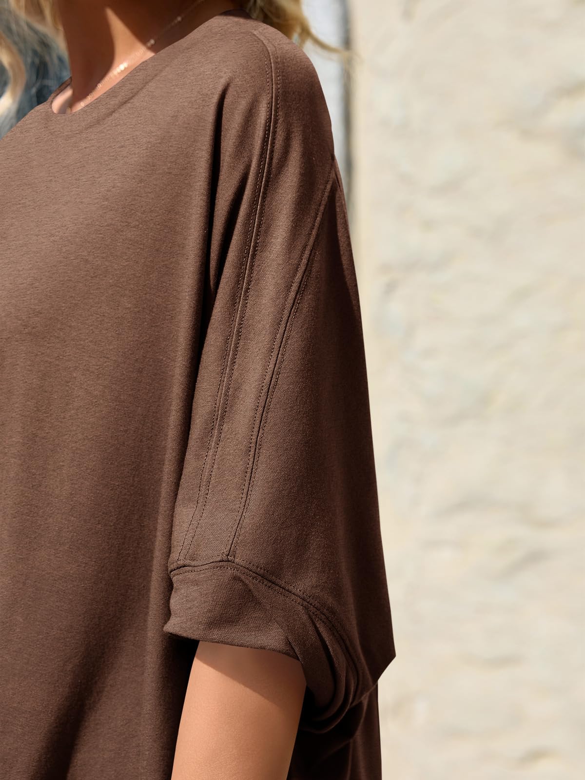 Asymmetric Hem Oversized Tee