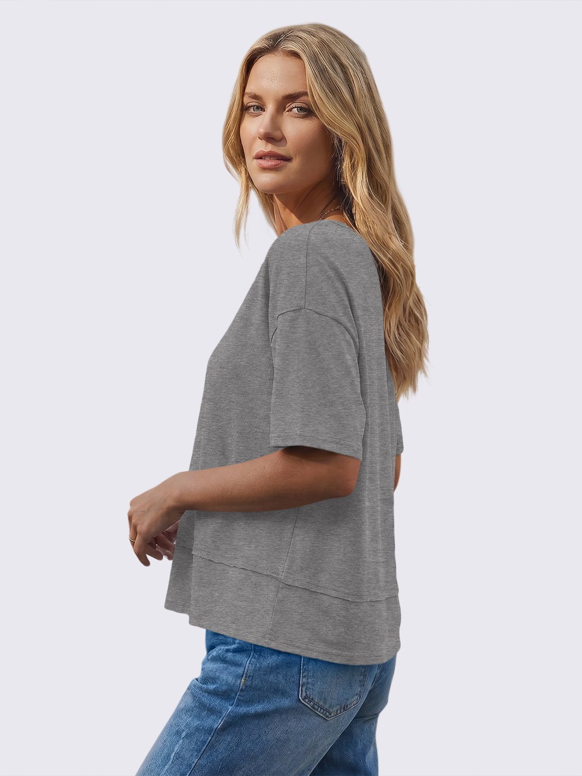 Flowy V-Neck Tee
