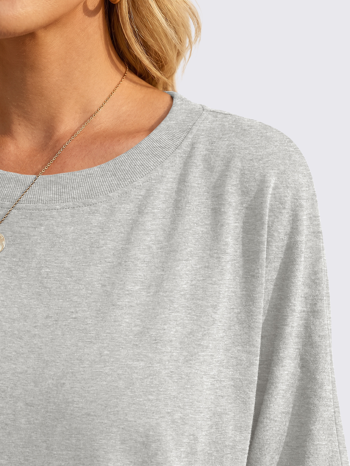 Asymmetric Hem Oversized Tee