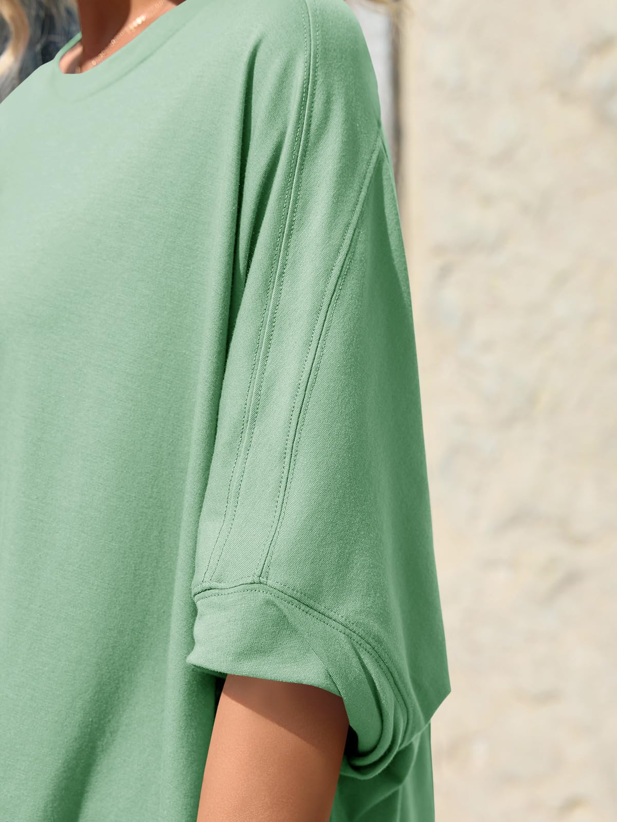 Asymmetric Hem Oversized Tee