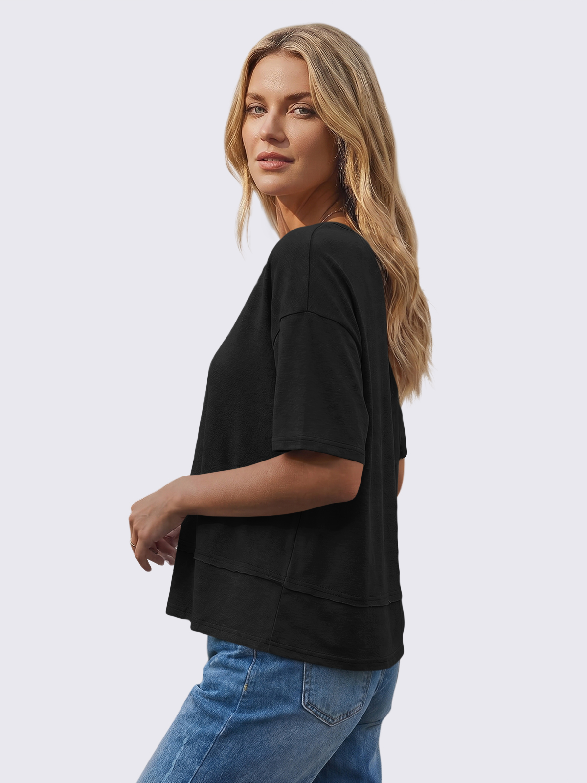 Flowy V-Neck Tee