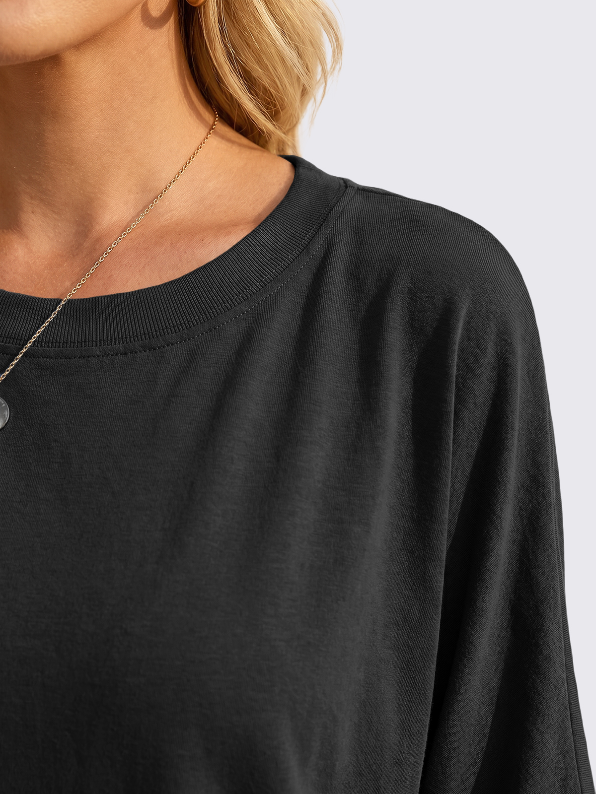 Asymmetric Hem Oversized Tee