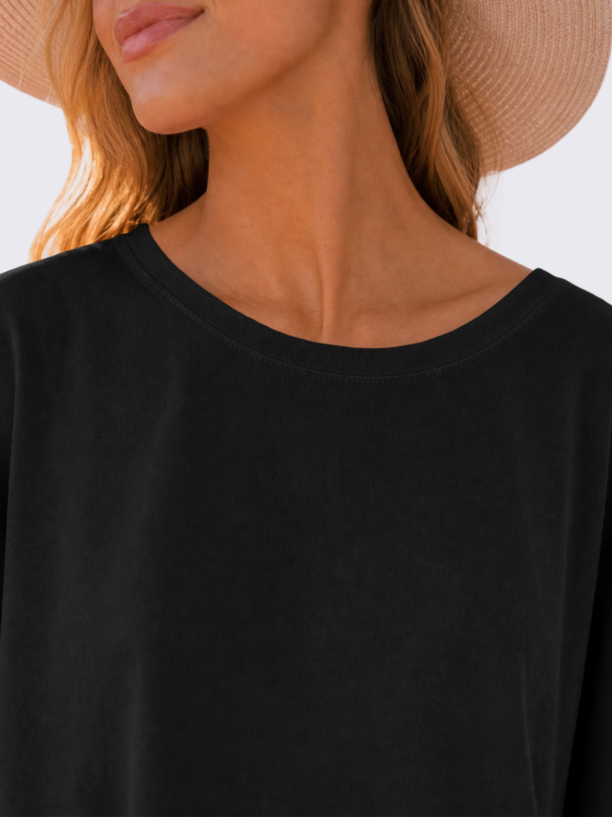 Relaxed Cropped Crewneck Tee